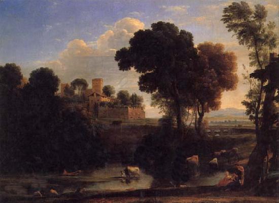 Claude Lorrain Italian Landscape oil painting image